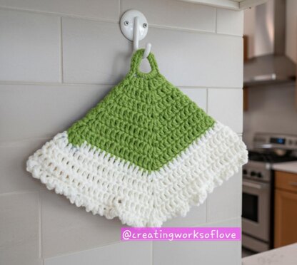 Scrap Yarn Pot Holder