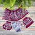 Star Leaf Mosaic Fingerless Gloves