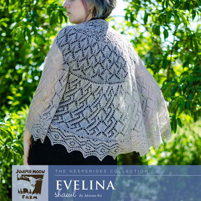 Evelina Shawl in Juniper Moon Findley - Downloadable PDF