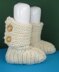 Super Chunky Two Button All Rib TV Slipper Boots