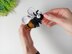Mini crochet bee amigurumi pattern, easy crochet pattern