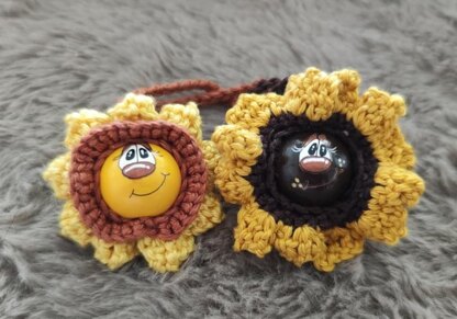 Sonnenblume im Taschenformat Sorgenwürmchen