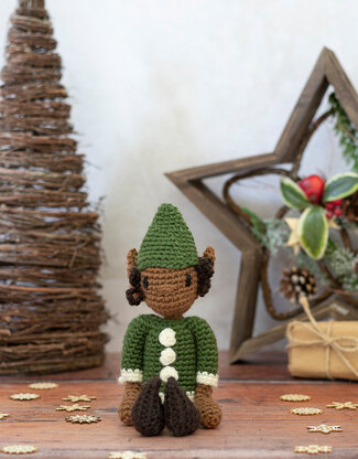 Toft Amigurumi Crochet Kit - Mini Elf- Green Detailed Description