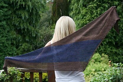 Collinear shawl