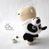 Pebble doll Panda