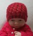 Lizzy - Prem and newborn slanting eyelet beanie