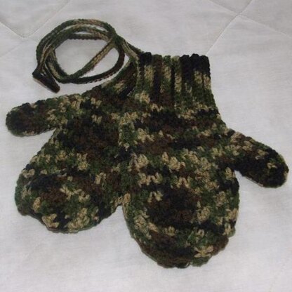 Men's Mitts on a String
