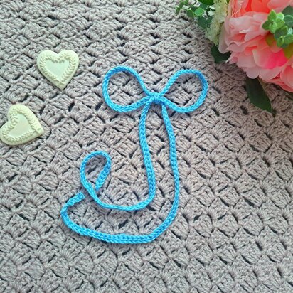 Crochet Delicate Hair Ribbon Pattern