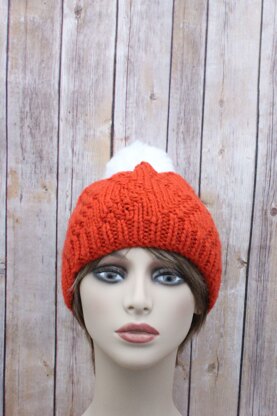 Knitting pattern womens hat #506