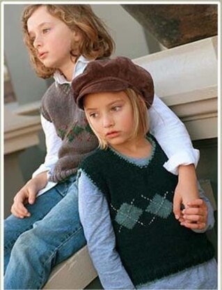 Jack & Jill Vests in Ella Rae Classic Heathers