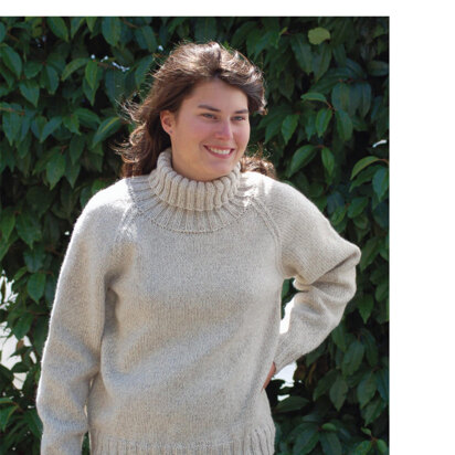 Weekend Sweater in Cascade Ecological Wool - B177