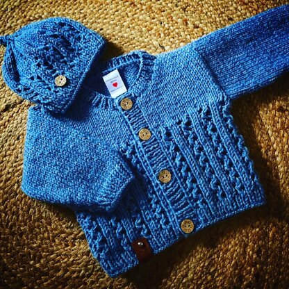 Noah baby cardigan