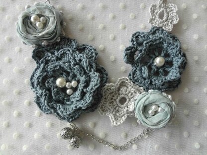 Winter Roses Necklace