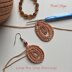 Crochet Loop the loop earrings Pdf Crochet Pattern with photos