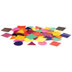 Hygloss Stick-A-Licks 300/Pkg - Squares, Circles & Triangles 1"