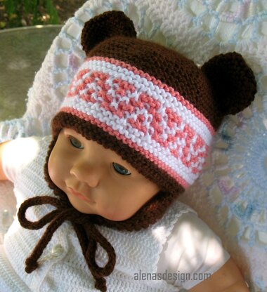 Beanie & Ear Flap Hats with Bear Ears