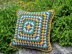 Blue Mood Granny Cushion