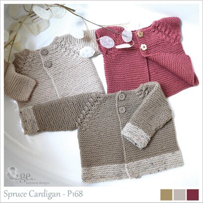 OGE Knitwear Designs P168 Spruce Cardigan PDF