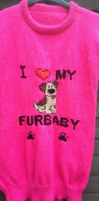 Childrens & Adults Furbaby Dog Jumper