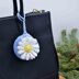 Daisy Pouch Bag Charm