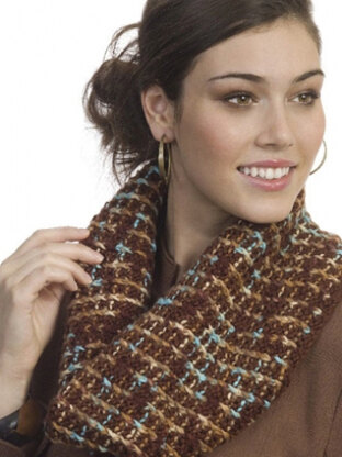 Slip 'n a Twist Cowl in Caron Simply Soft and Simply Soft Paints - Downloadable PDF