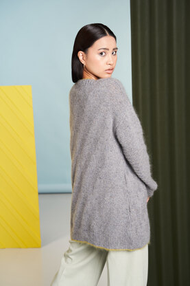 Composite Cardigan in Rowan Felted Tweed & Kidsilk Haze - ZB301-00011-DEP - Downloadable PDF