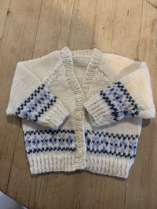 Henrietta s first cardigan