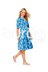 Burda Style Pattern B6497 Women's V-Neck Dress