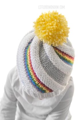 Rainbow Swirl Hat