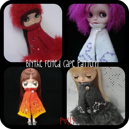 Felted Cape for Blythe