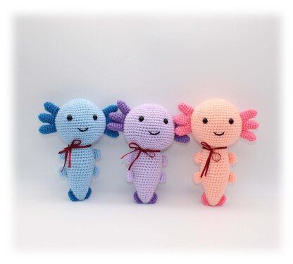 Baby Axolotl Crochet Pattern