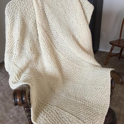 Sampler Stitch Afghan - knitting pattern
