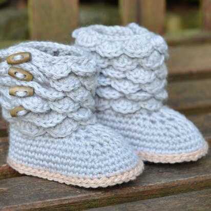 Scalloped Booties