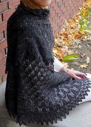 Irtfa'a faroese lace shawl