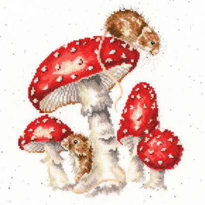 Bothy Threads The Fairy Ring Cross Stitch Kit - 26 x 26cm