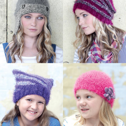 Hats in Sirdar Ophelia and Freya - 7263 - Downloadable PDF
