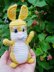 Crochet Bunny Happy Hops from My story book Who wants Happy Hops's Toothbrush?