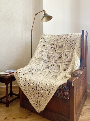 Snowdrift Lap Blanket