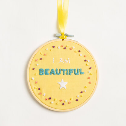 Wool Couture I Am Beautiful Embroidery Kit