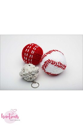 Knitted Baseball and Cricket Ball