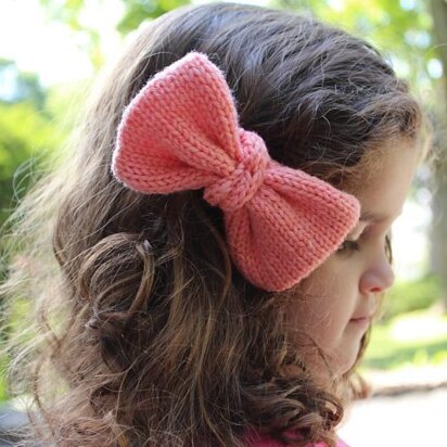 The Hair Bow - knitting pattern