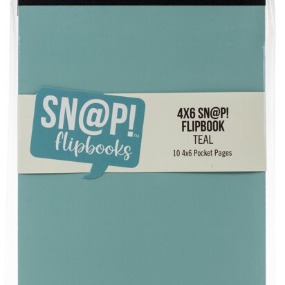 Simple Stories Sn@p! Flipbook 4"X6" - Teal