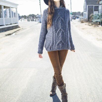 Wicklow Sweater in Berroco Inca Tweed - 346-1