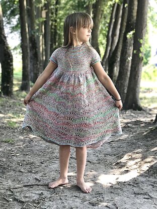 Wave Dress For Little Miss