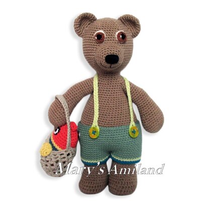 Johnny Bear - Amigurumi Crochet Pattern