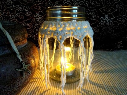 Crochet Boho Candle Cozy Trio