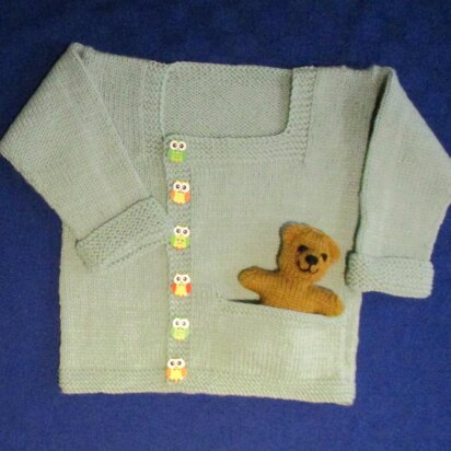 Toy in Pocket Seamless Cardi