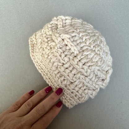 Chunky beanie hat