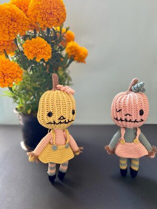 PUMPKIN GIRL- CROCHET PATTERN