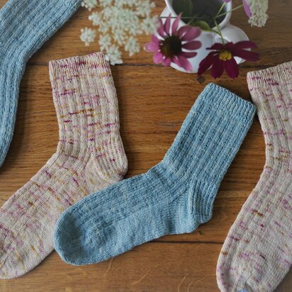 Happiness All Around Socks - knitting pattern